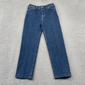 Polo Jeans Co Ralph Lauren Jeans Womens 12 Blue Straight Leg Stretch Denim RL